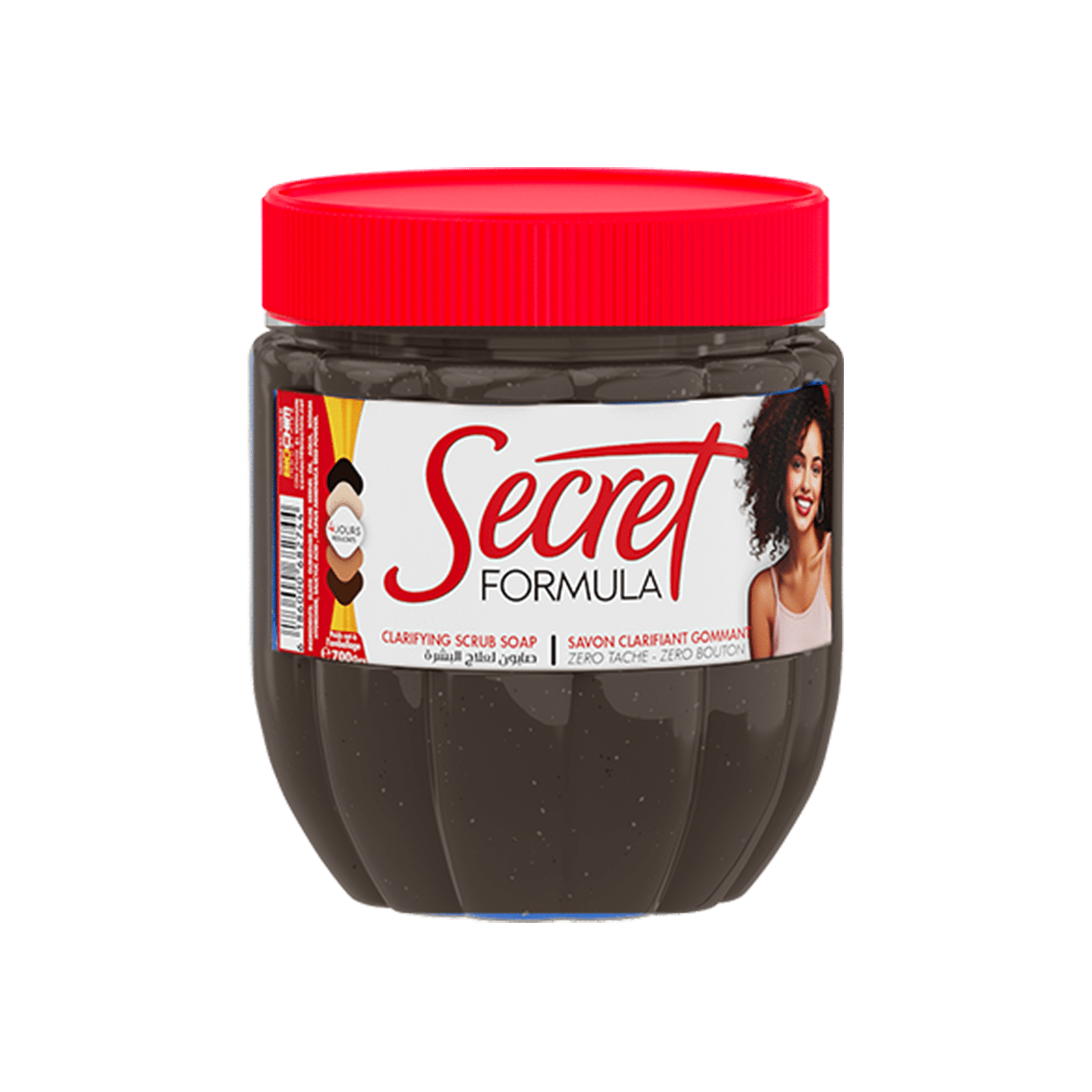 Secrete Formula-Body Care-Scrub Soap - Black