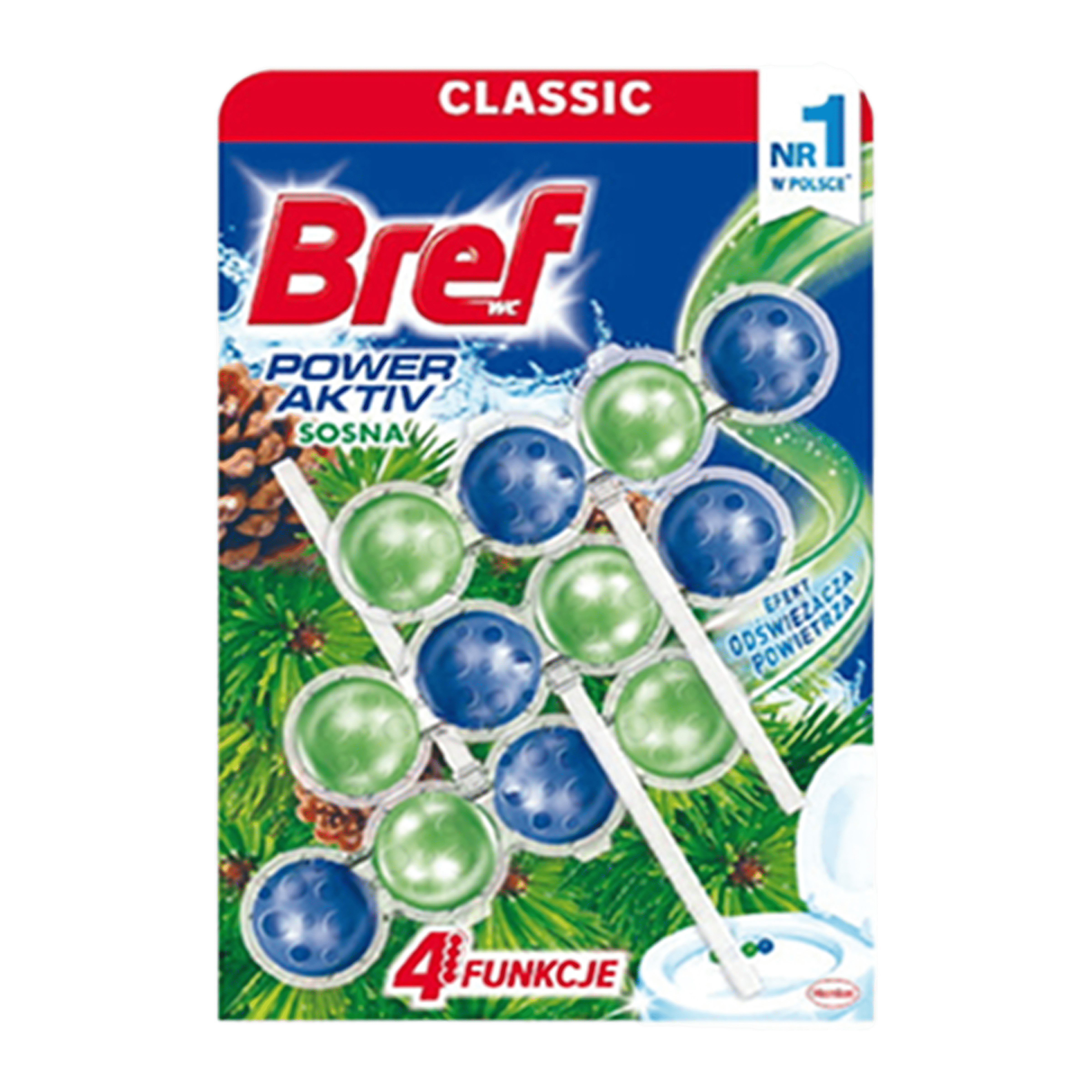 Bref-WC Block-Trio - Power Active - Pine