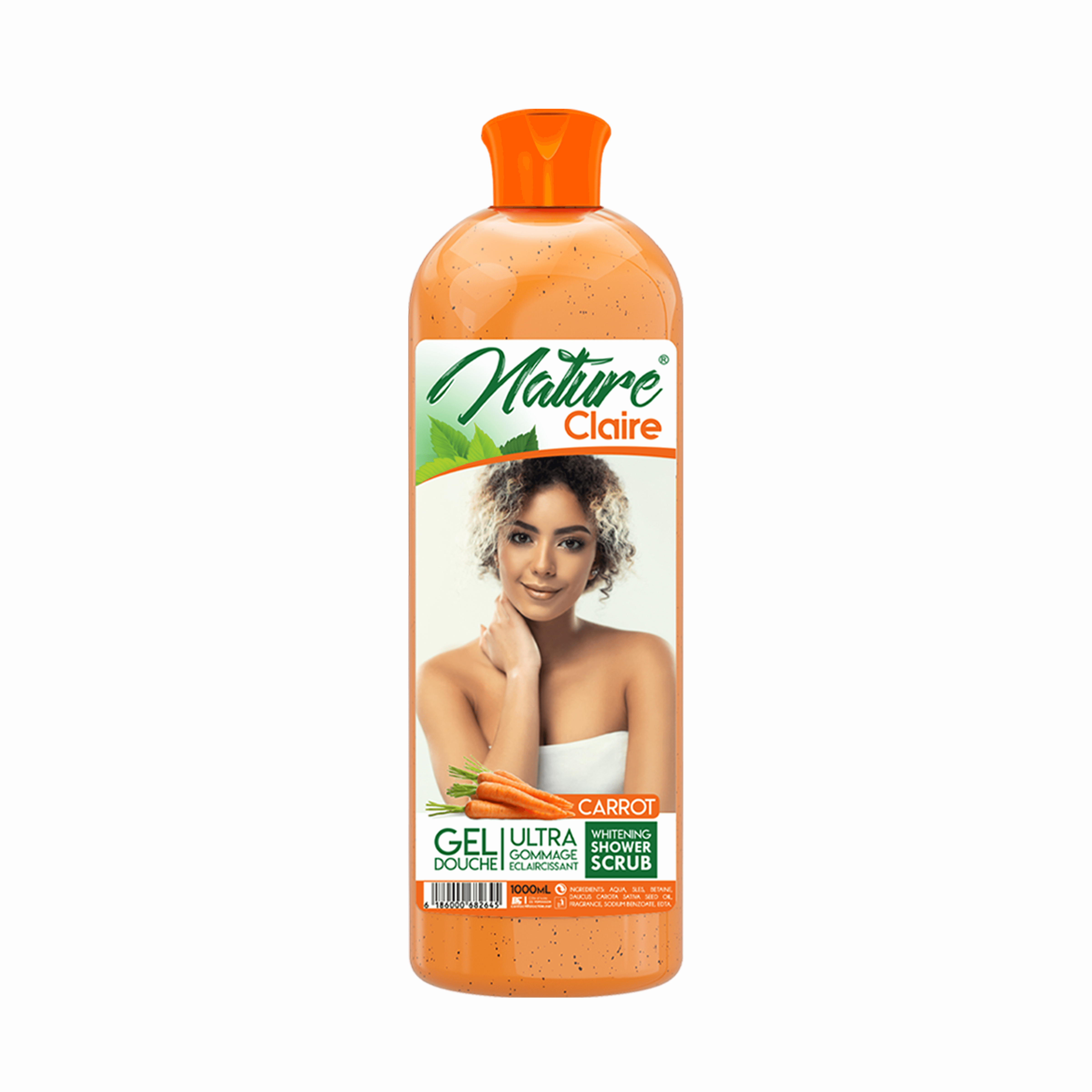 Nature Claire-Body Care-Shower Scrub - Carrot