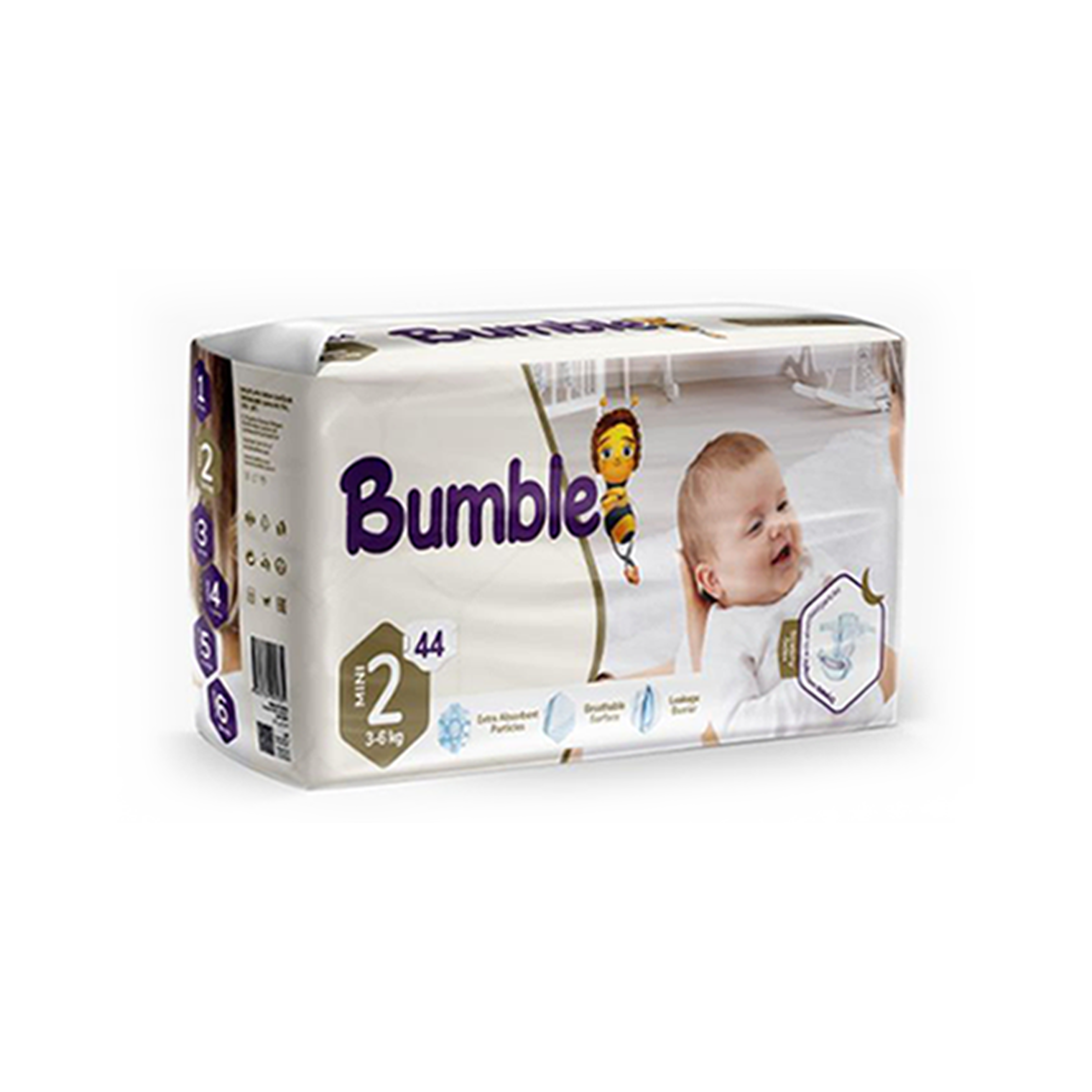 Bumble-Baby Diapers-Twin Pack - N2 Mini
