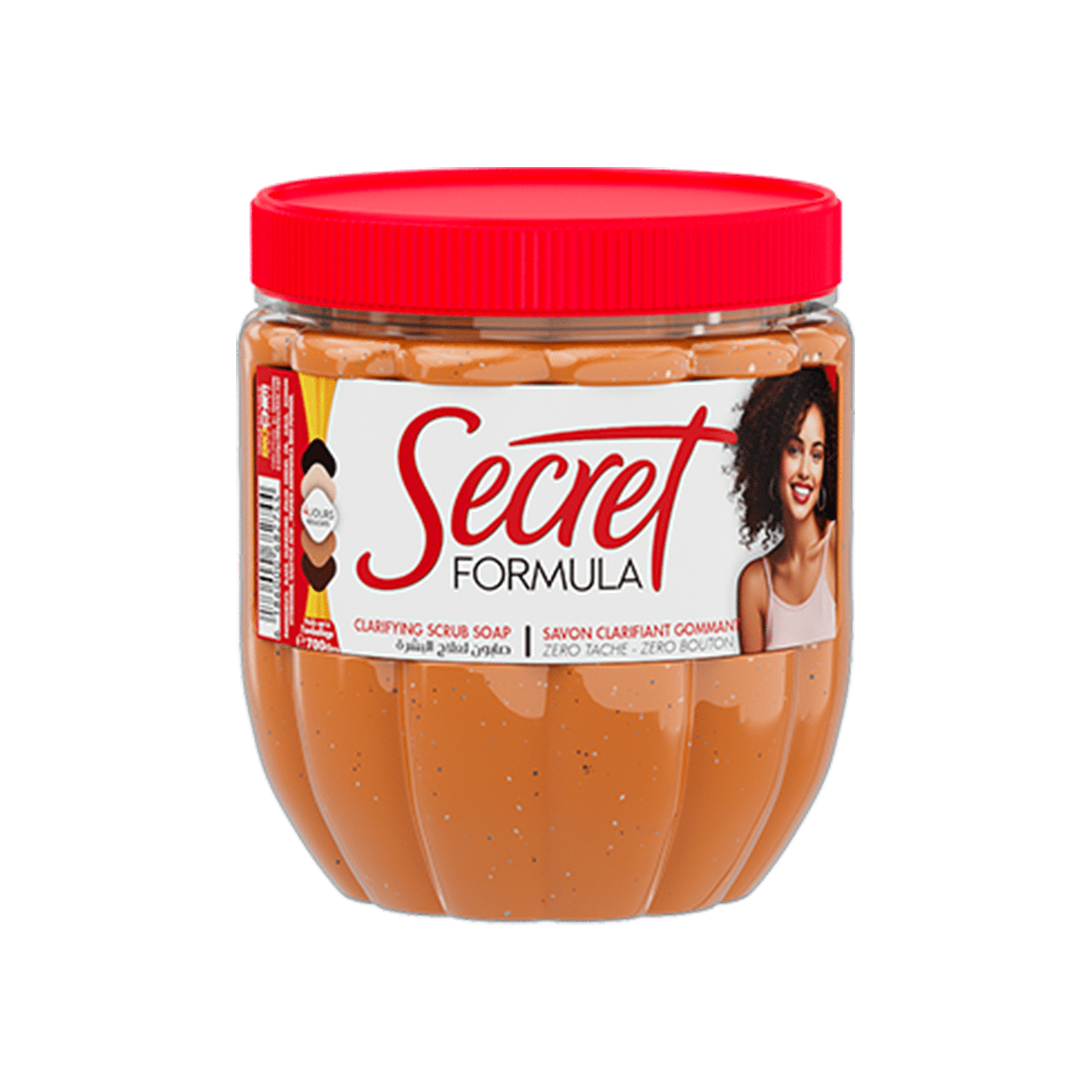 Secrete Formula-Body Care-Scrub Soap - Carrot & Papaya