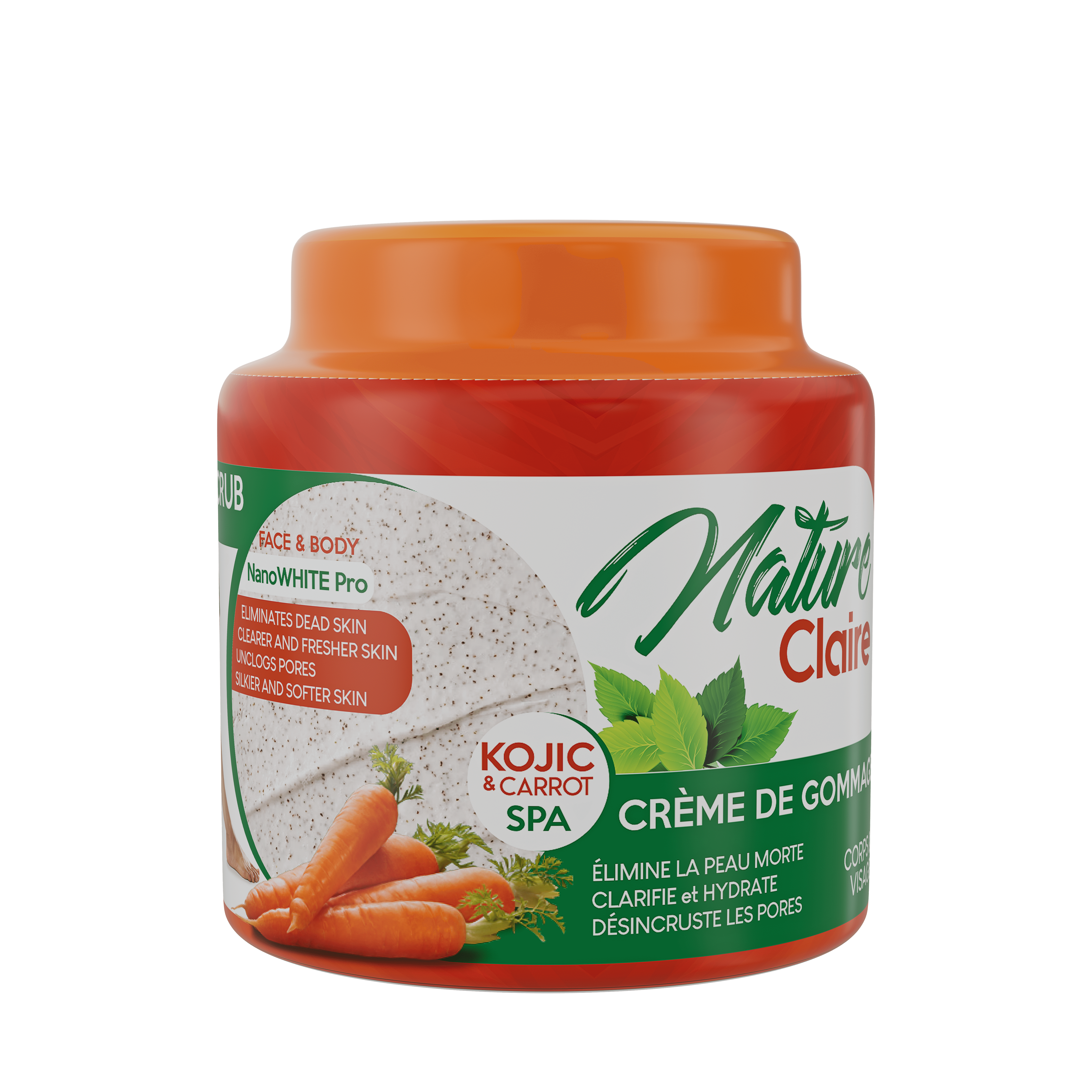 Nature Claire-Body Care-Body Scrub Cream - Carrot