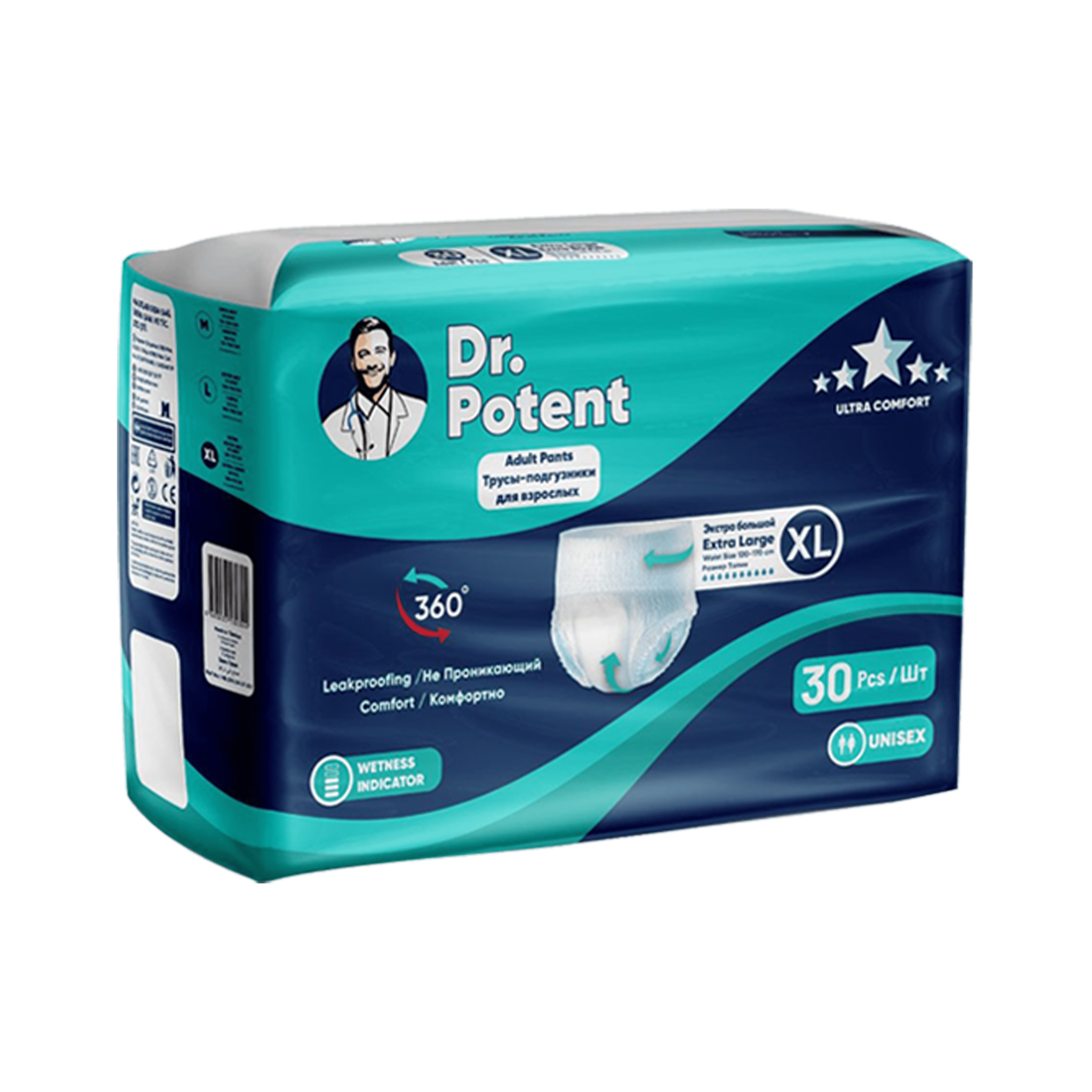 Dr.Potent-Adults Care-Adults Pants - Extra Large 30pcs