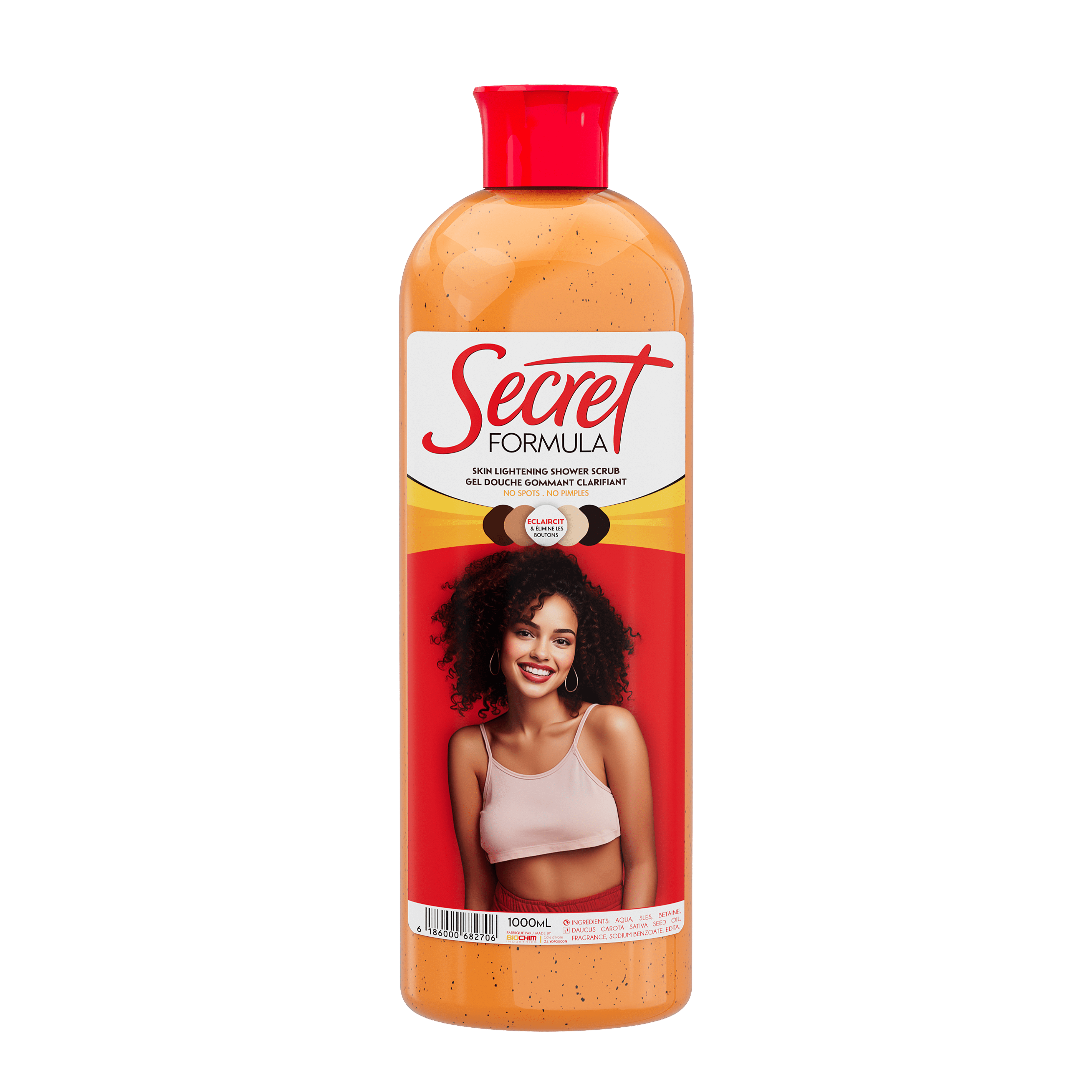 Secrete Formula-Body Care-Shower Scrub - Carrot & Papaya