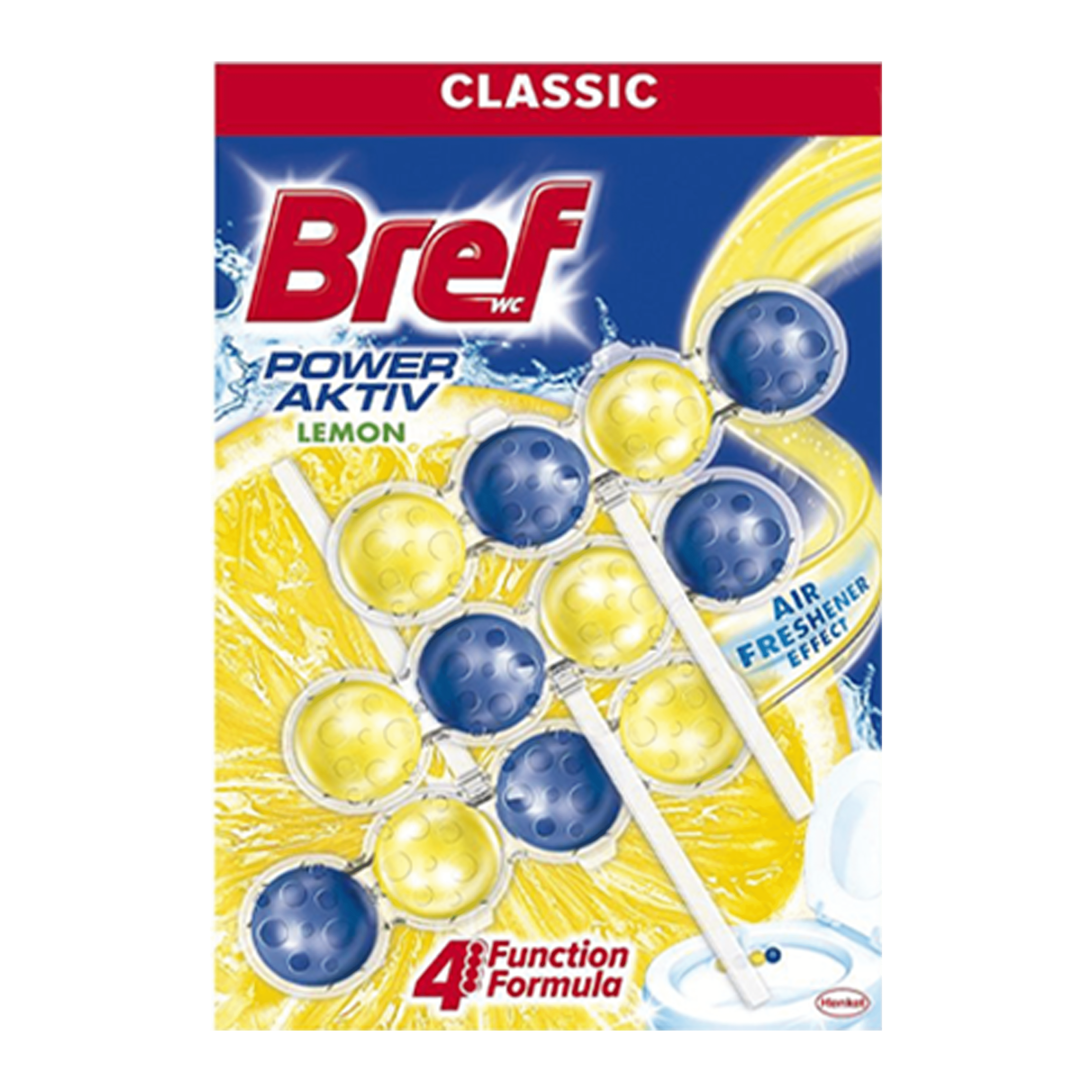 Bref-WC Block-Trio - Power Active - Lemon