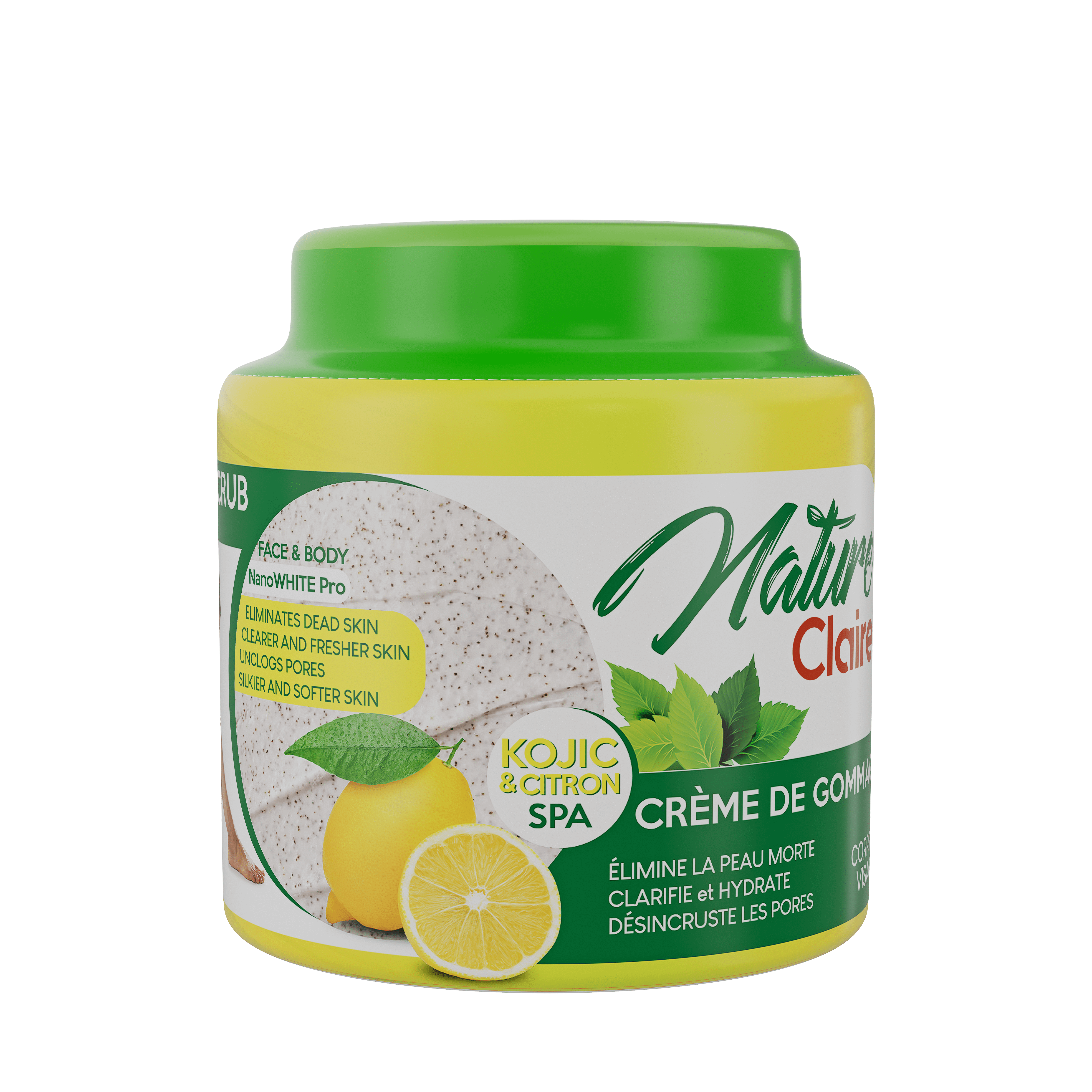 Nature Claire-Body Care-Body Scrub Cream - Lemon