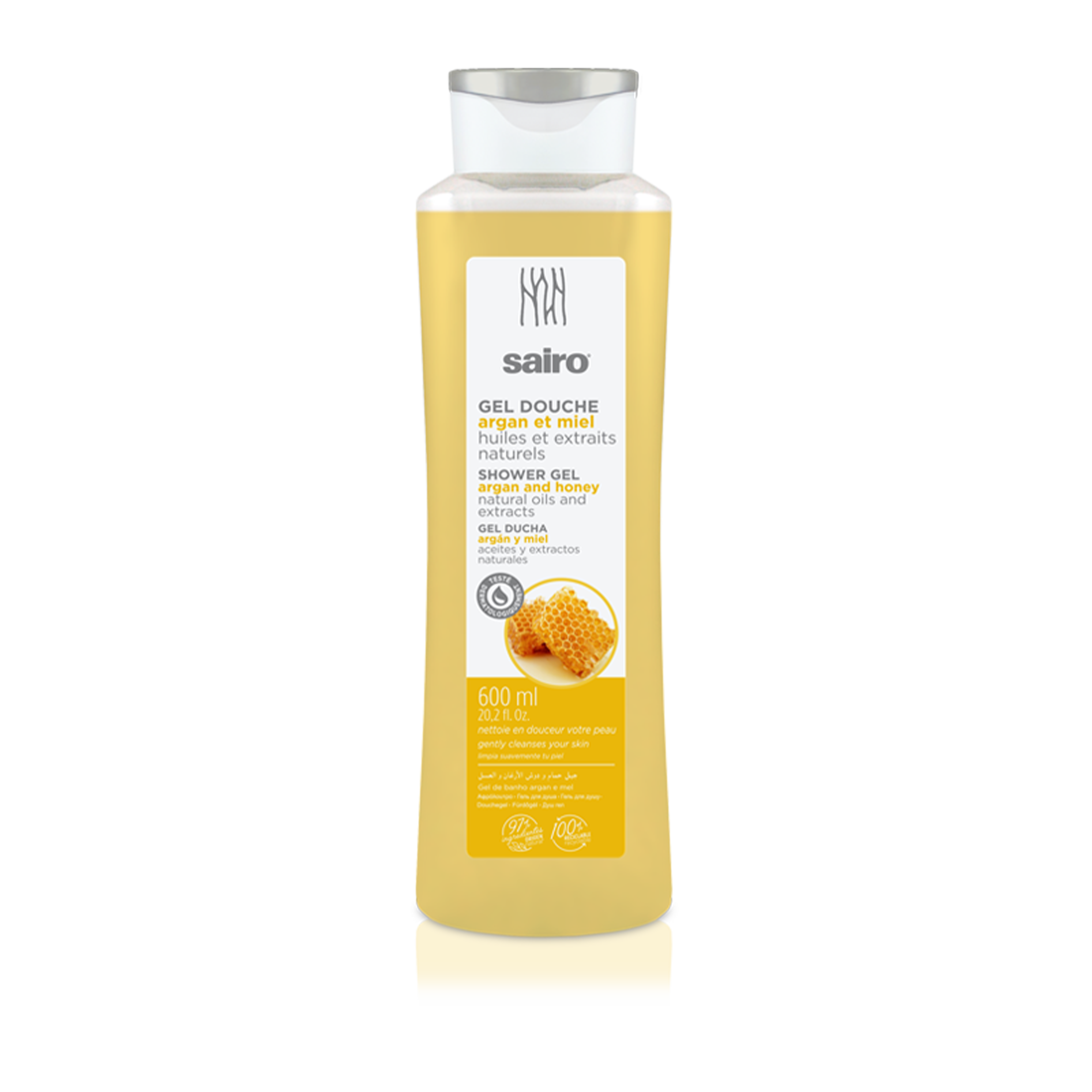 Sairo-Shower Gel - Long-Argan And Honey