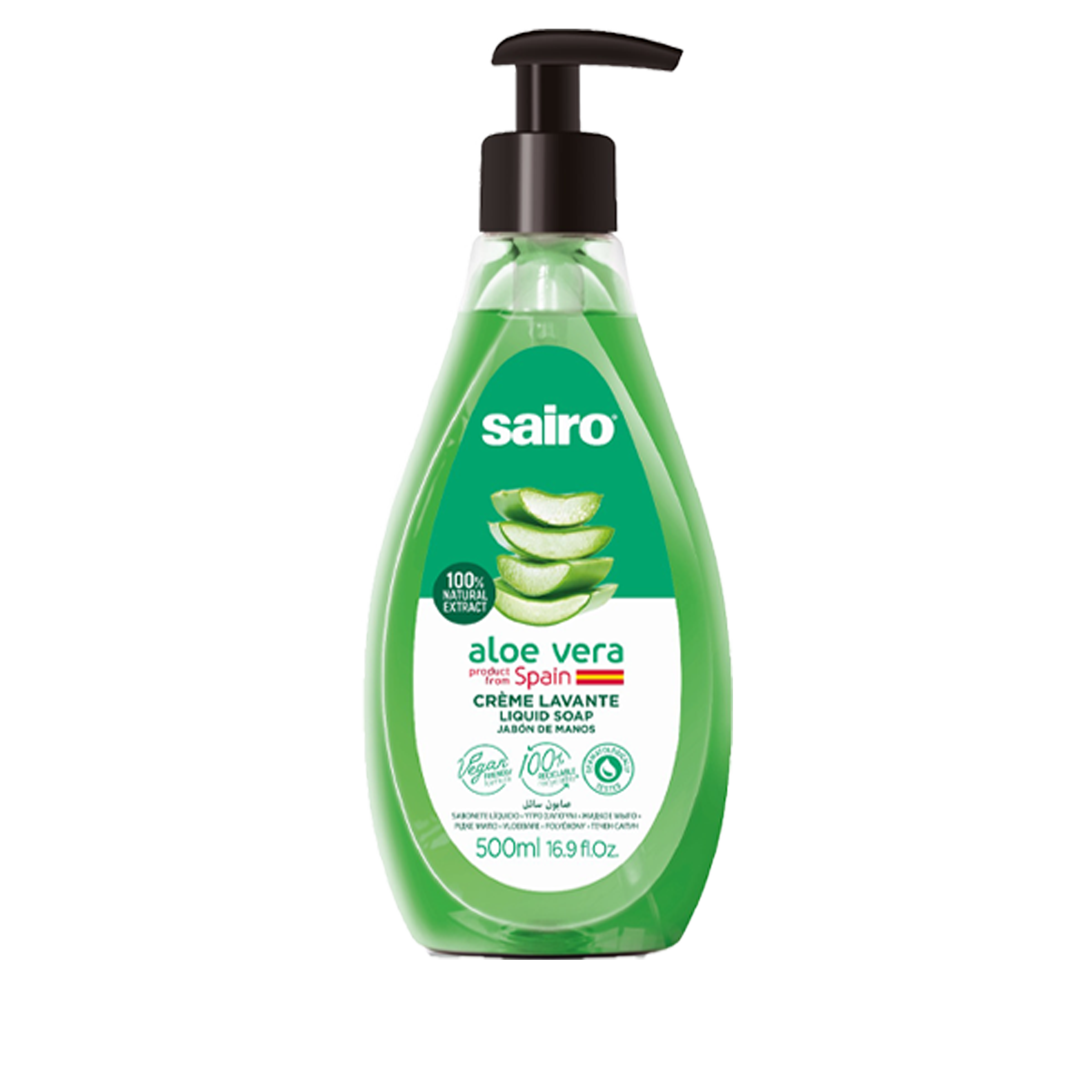 Sairo-Hand Soap 500ml-Aloe Vera