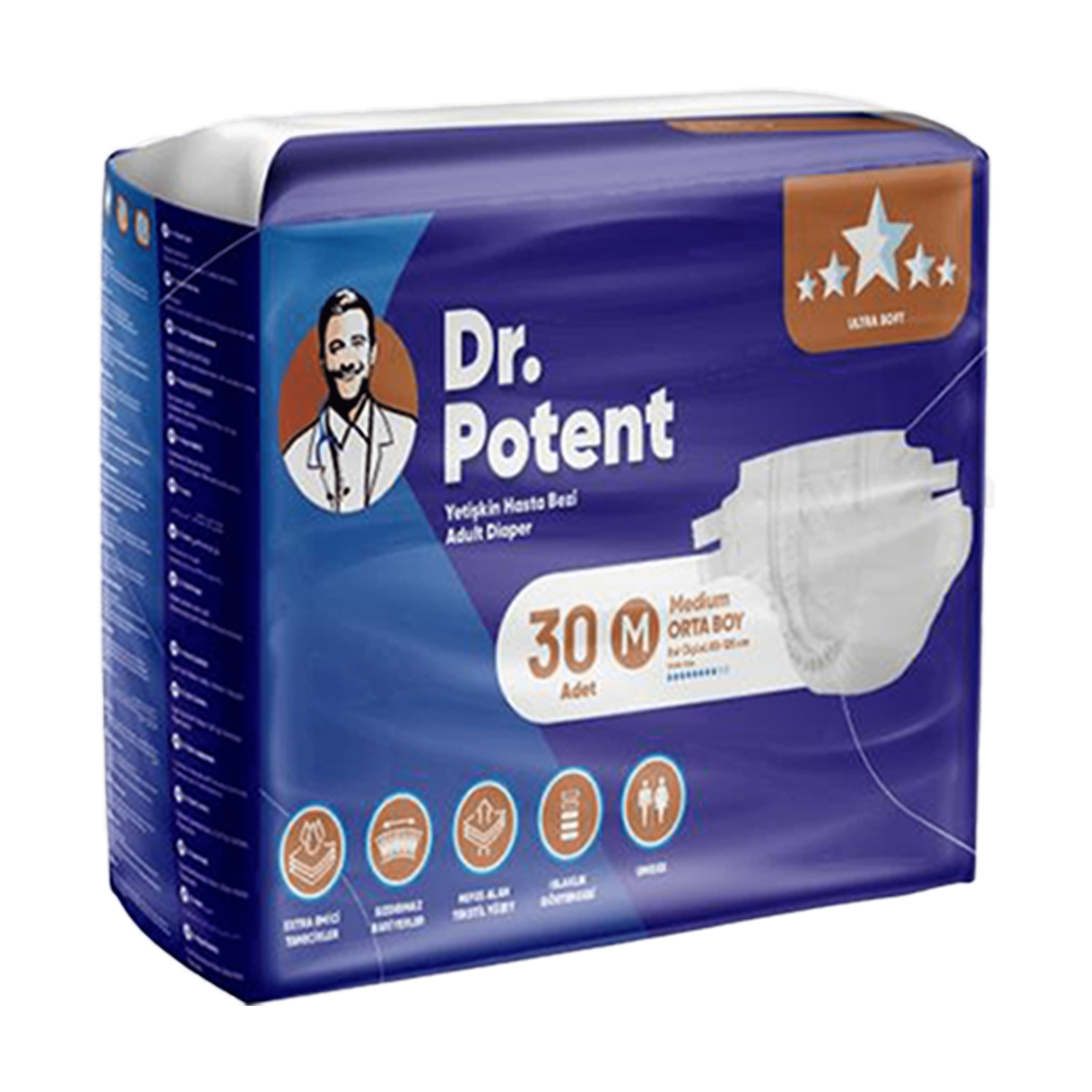 Dr.Potent-Adults Care-Adults Pants - Medium 10Pcs