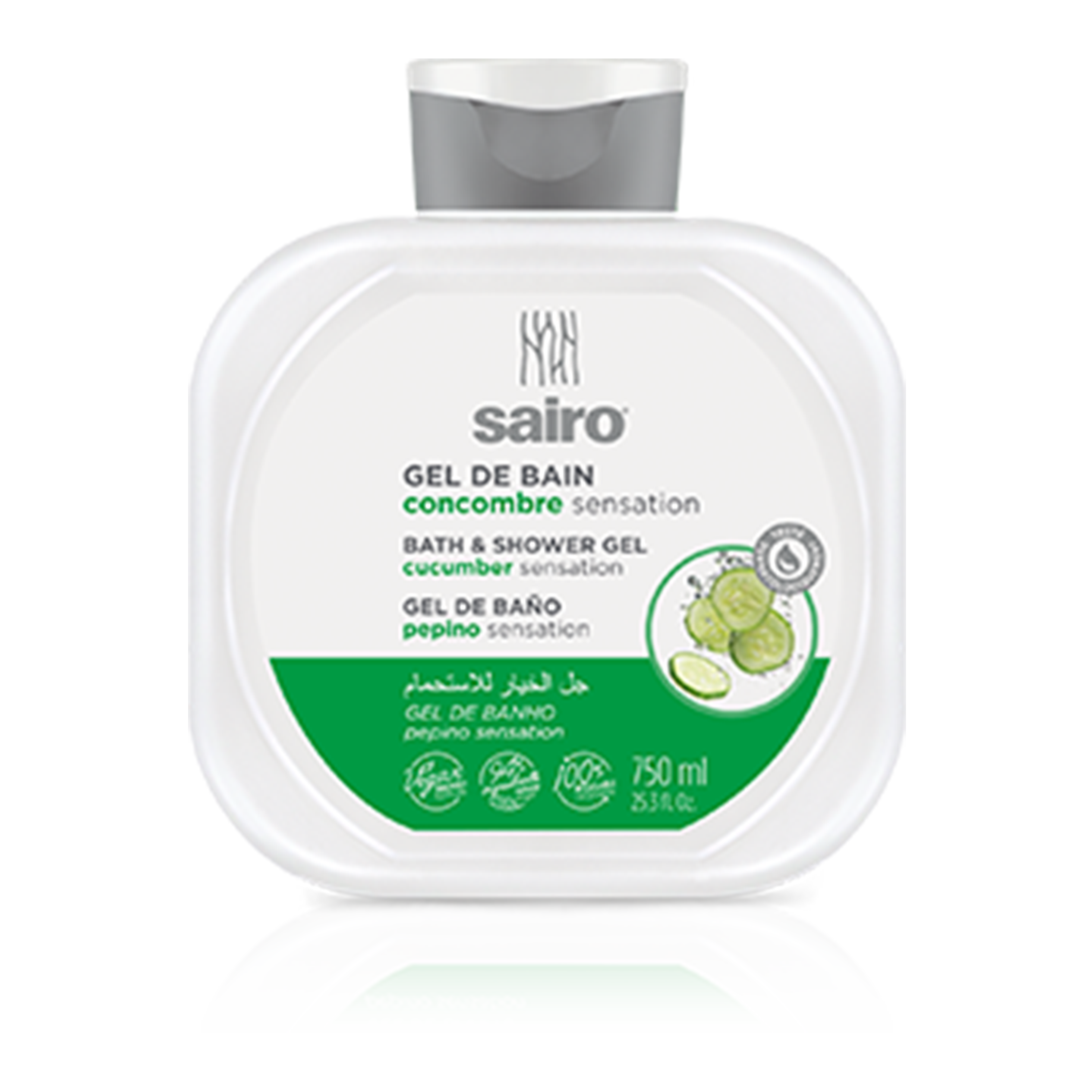 Sairo-Bath And Shower Gel-Cucumber