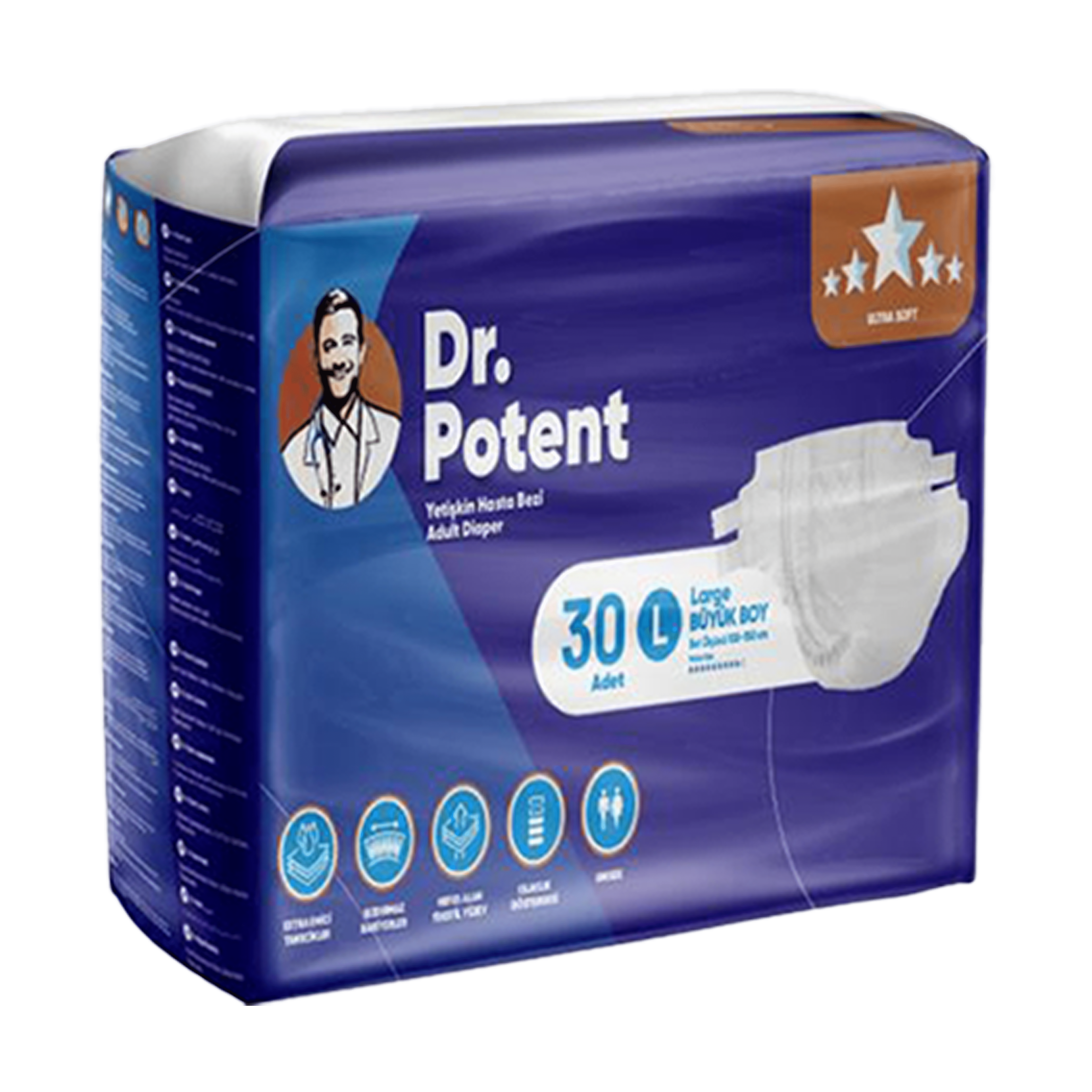 Dr.Potent-Adults Care-Adults Pants - Large 10Pcs