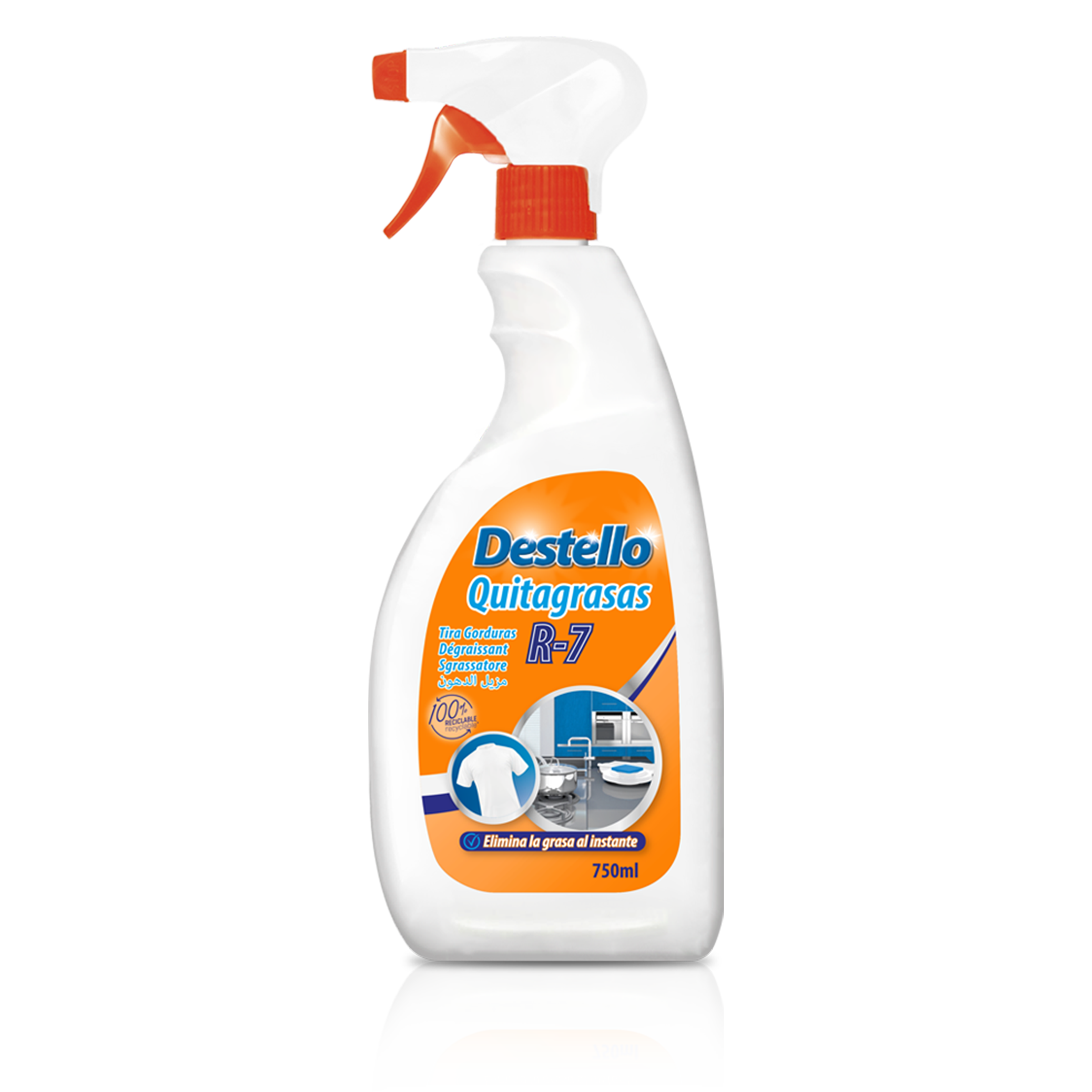 Destello-Spray Cleaner-750ml - Grease And Stain Remover