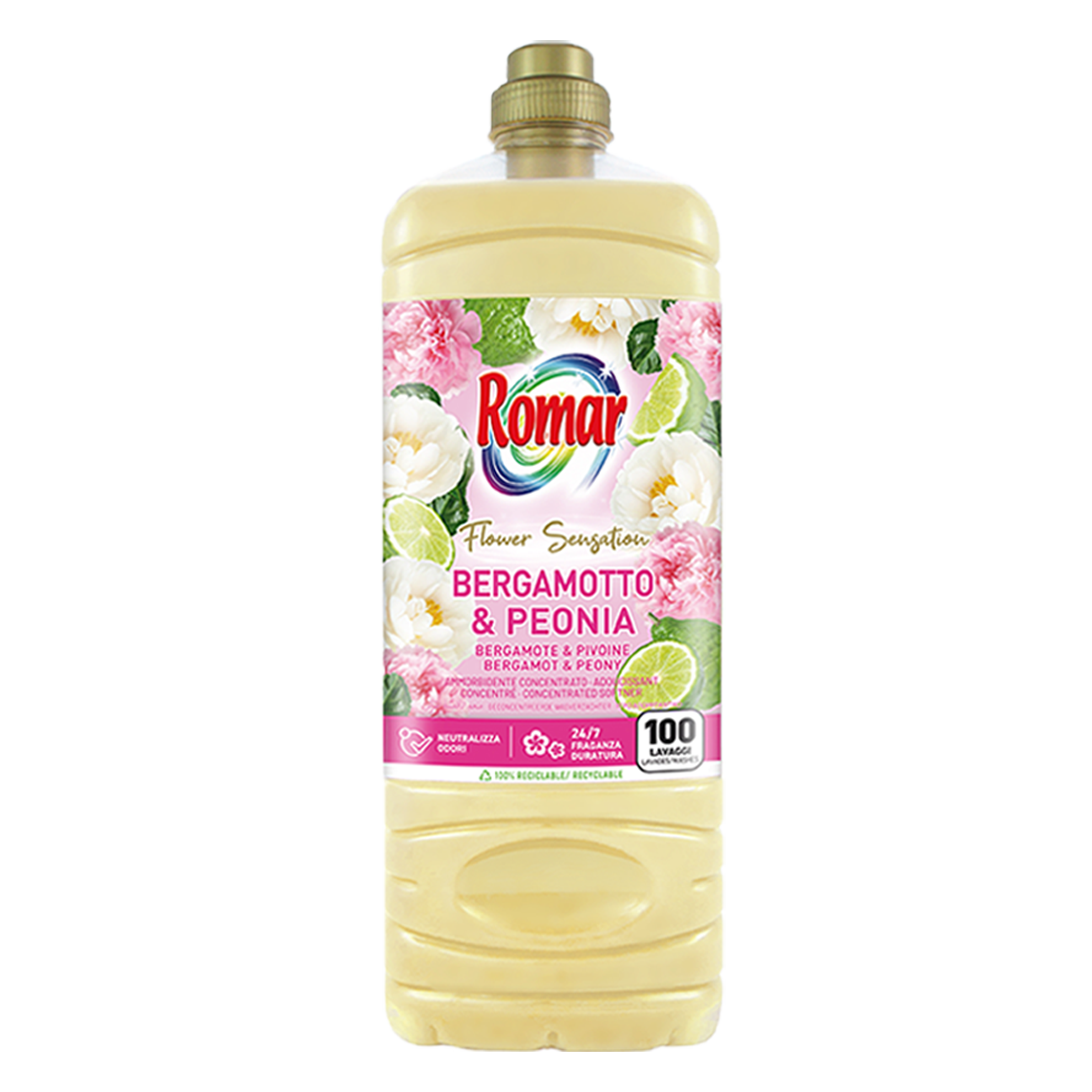 Romar-Fabric Softeners-Flower Sensation - Bergamot And Poeny