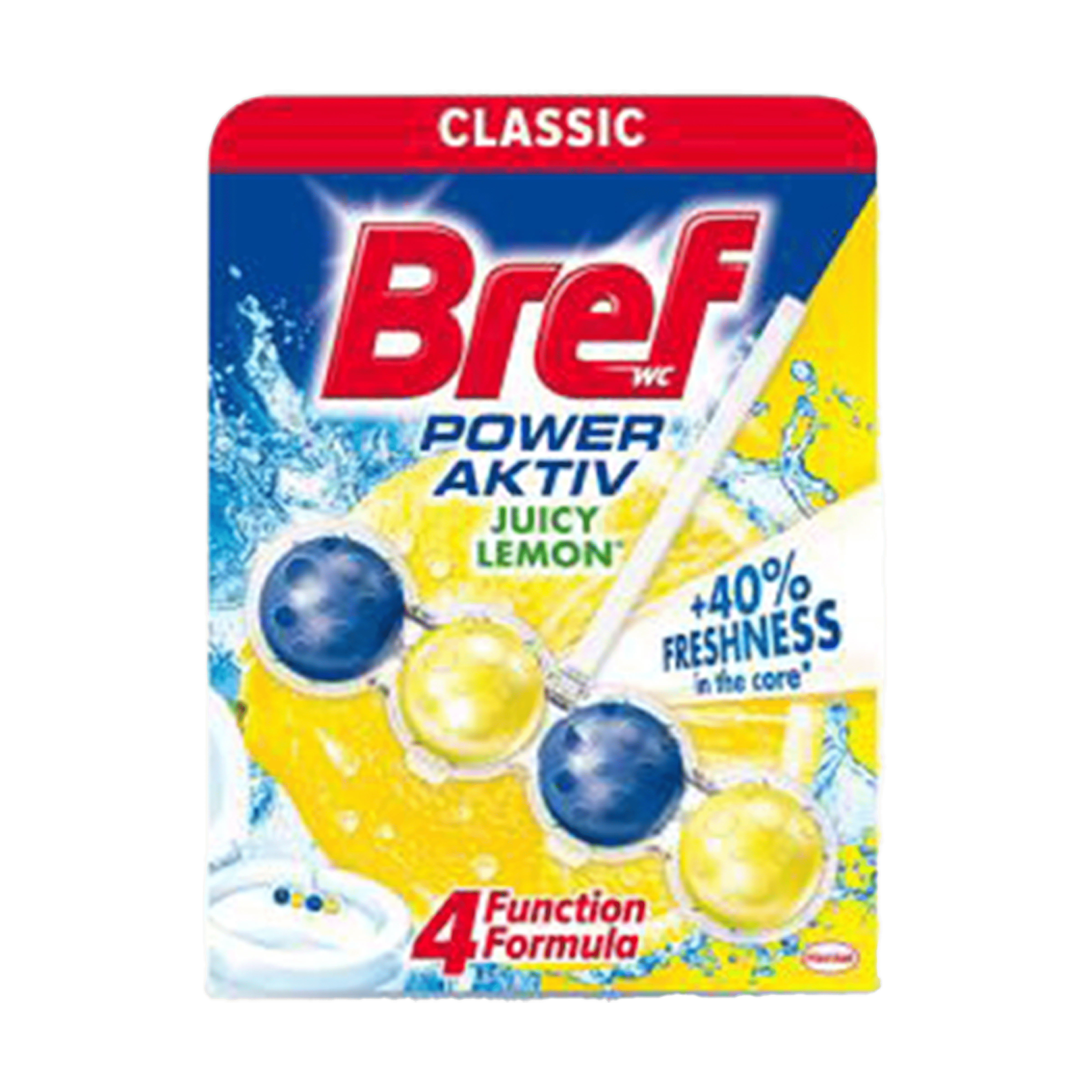Bref-WC Block-Mono - Power Active - Lemon