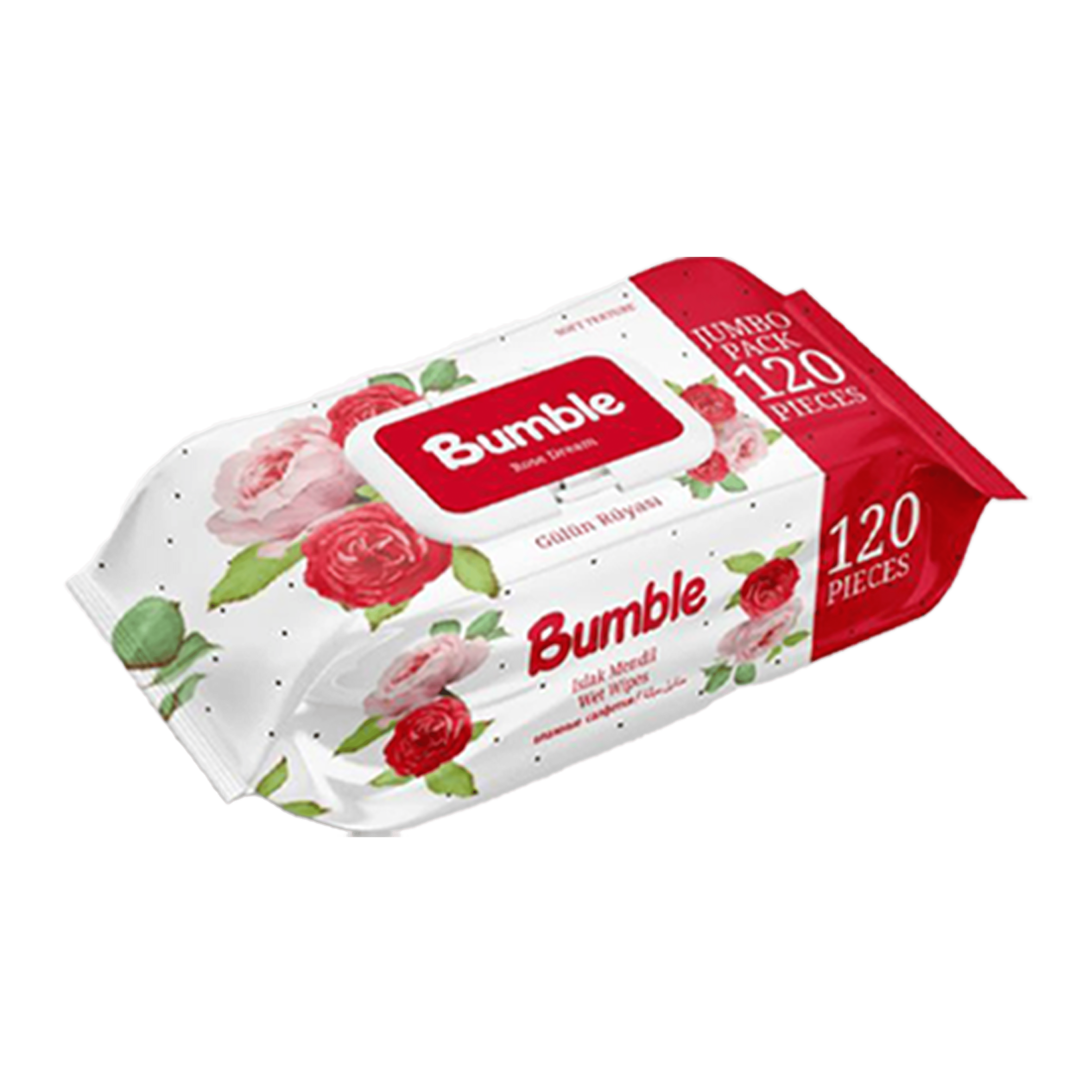 Bumble-Baby Wet Wipes-Rose Dream - 72Pcs